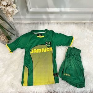 Jamaica coord short set size 6-8 kids